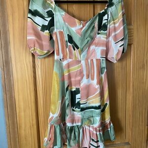 Floral Dress cut out